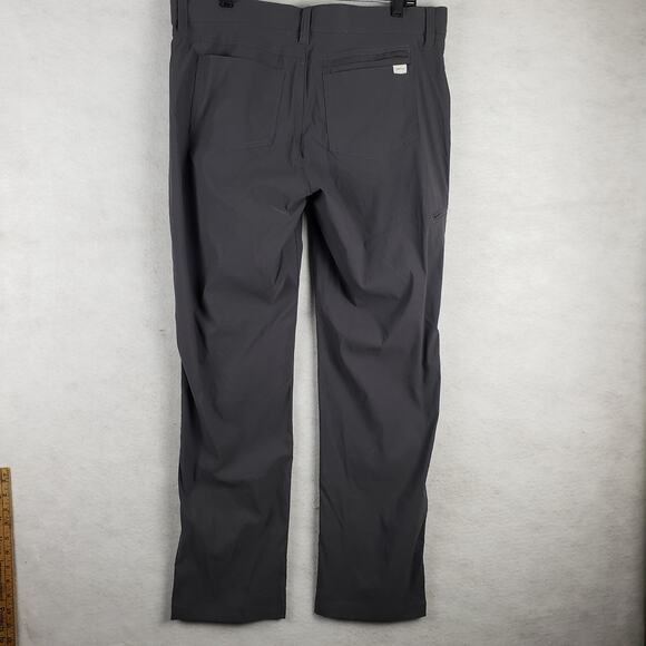Orvis 36x32 Water Repellant Golf Trouser Pants Charcoal Gray Comfort Stretch - Picture 8 of 13